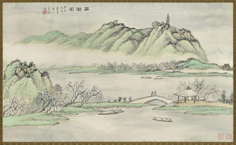 西湖图缩略图
