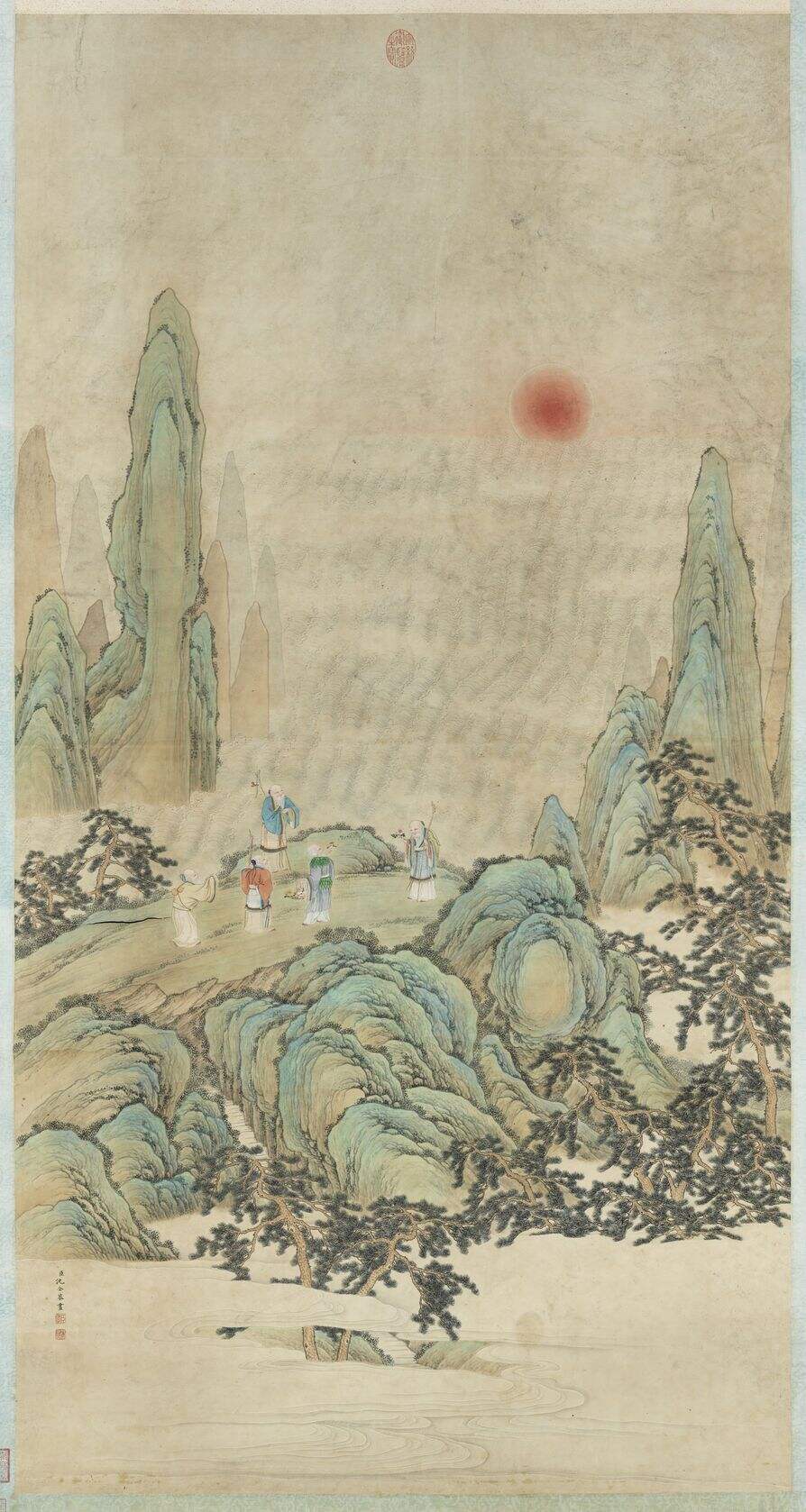 画五老观峰图缩略图