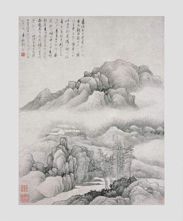 山水轴缩略图