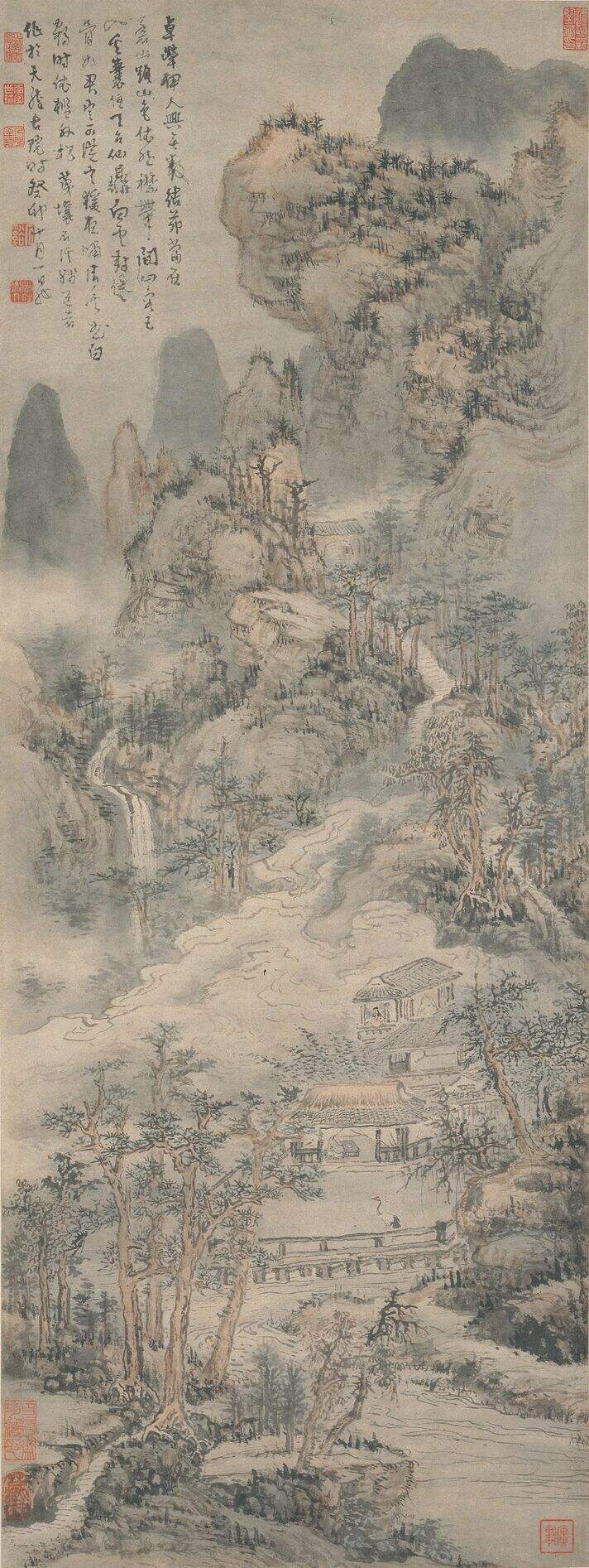 苍山结茅图轴缩略图