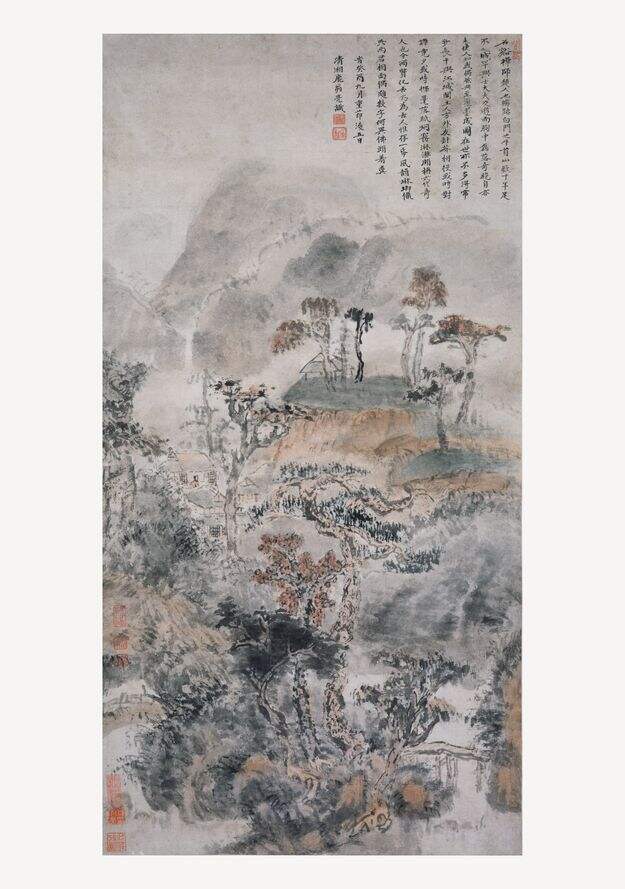 山楼秋色图轴缩略图