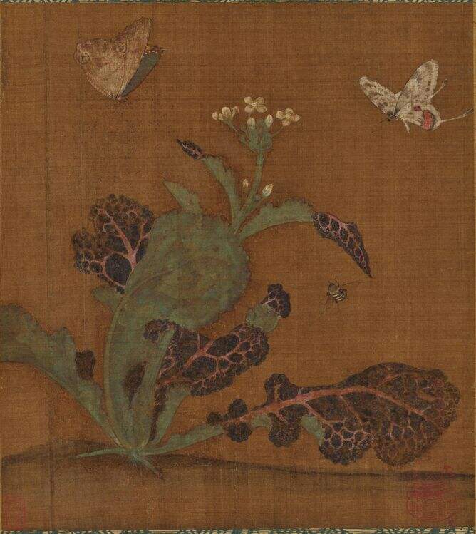 草虫图-菜缩略图