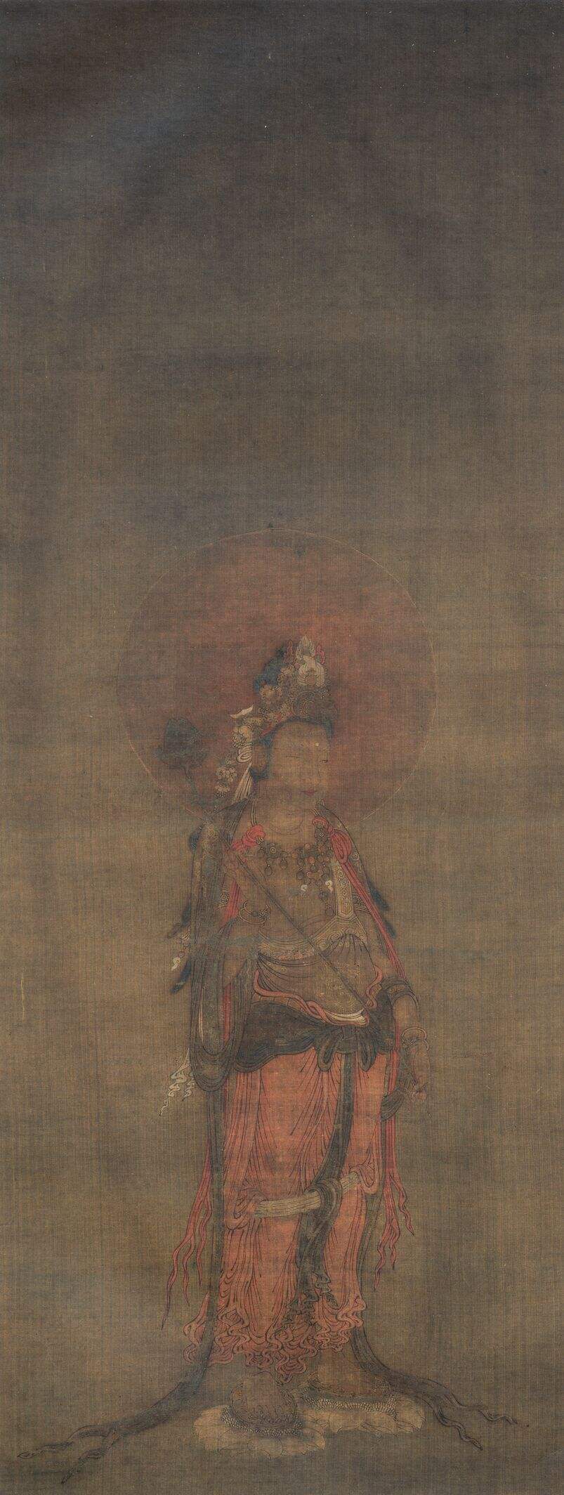 阿弥陀三尊像-大势至菩萨图缩略图