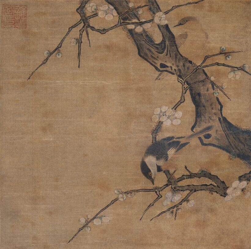 梅花小禽图缩略图