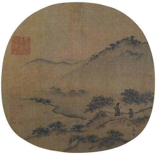 郊园曳杖图缩略图
