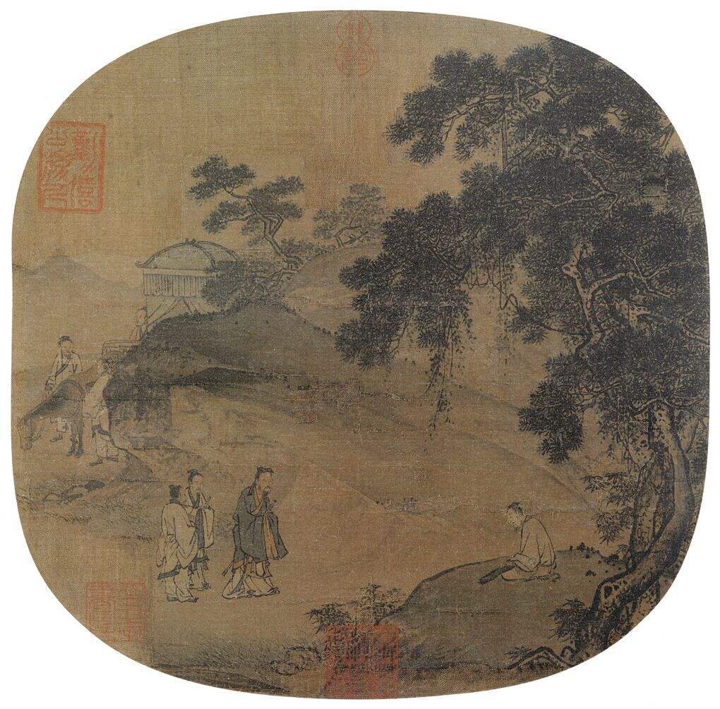 孔子见荣启期图缩略图