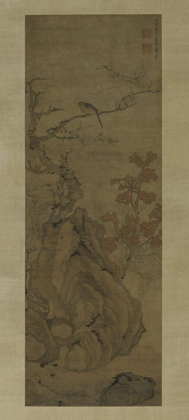 梅花小鸟图缩略图