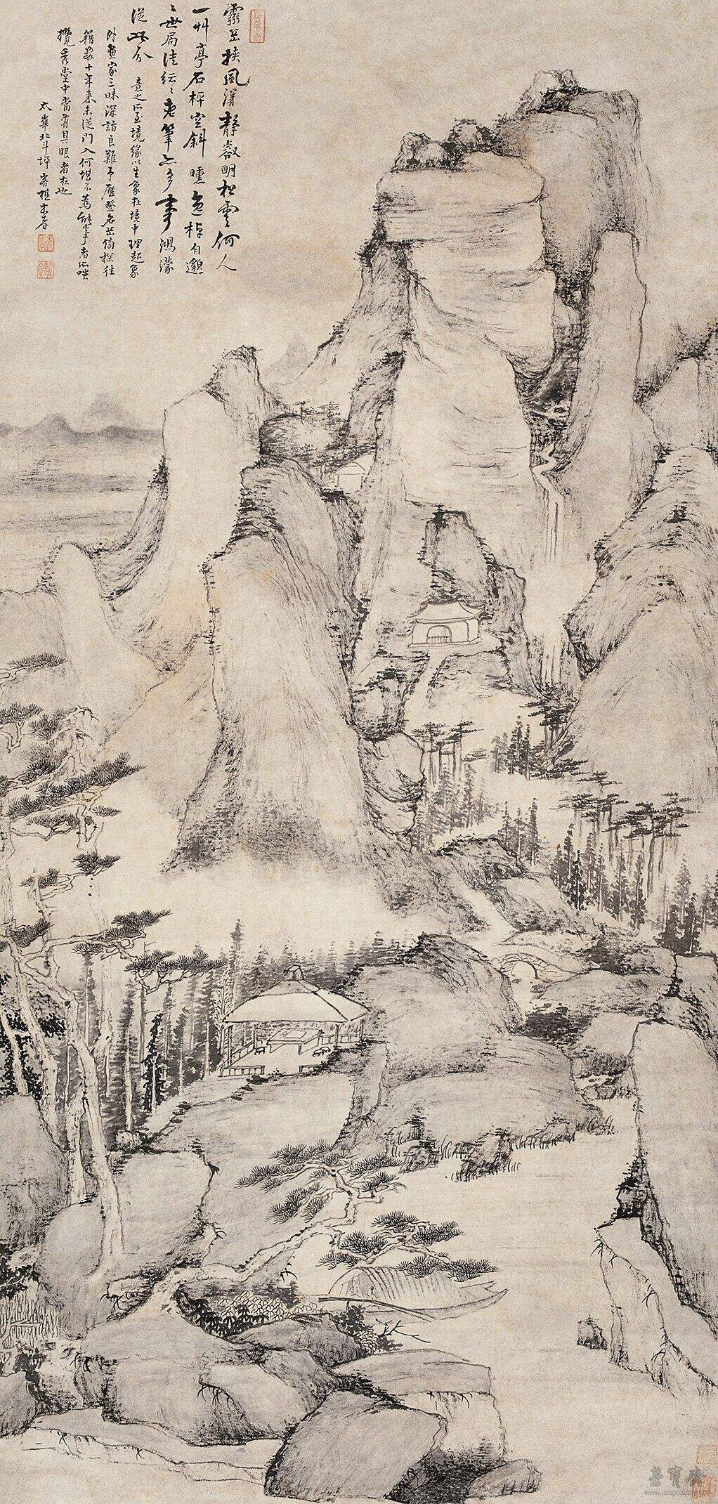 松云灵岳图缩略图