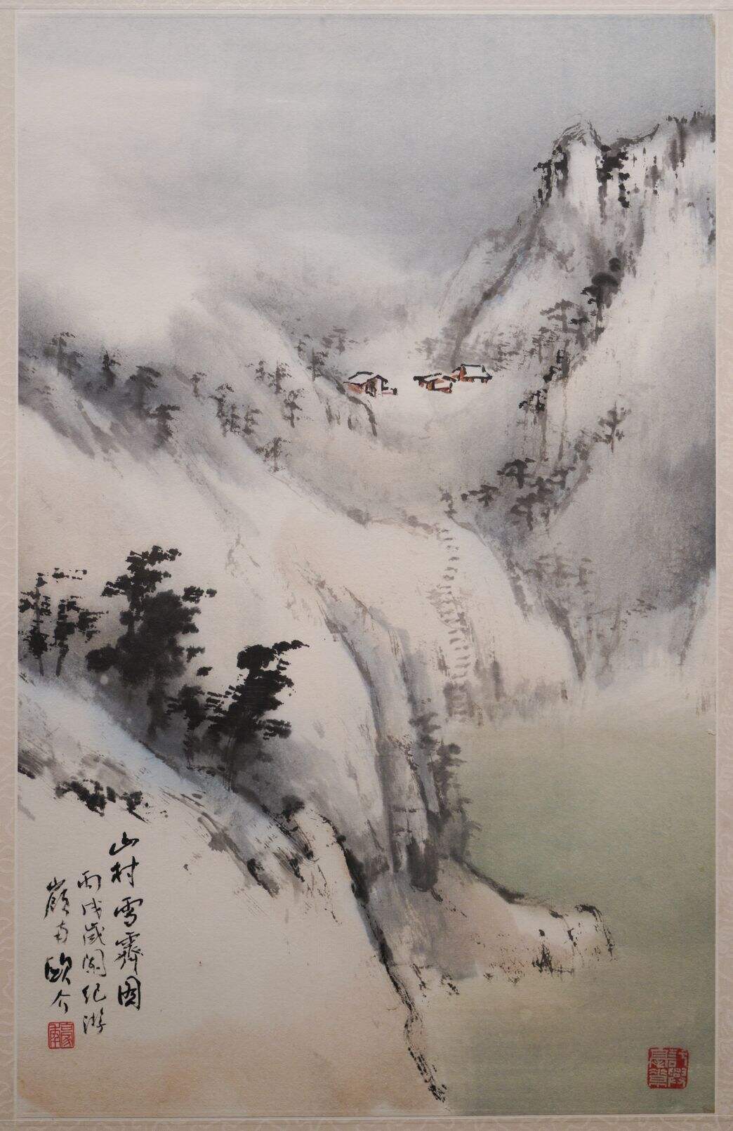 山村雪霁图缩略图