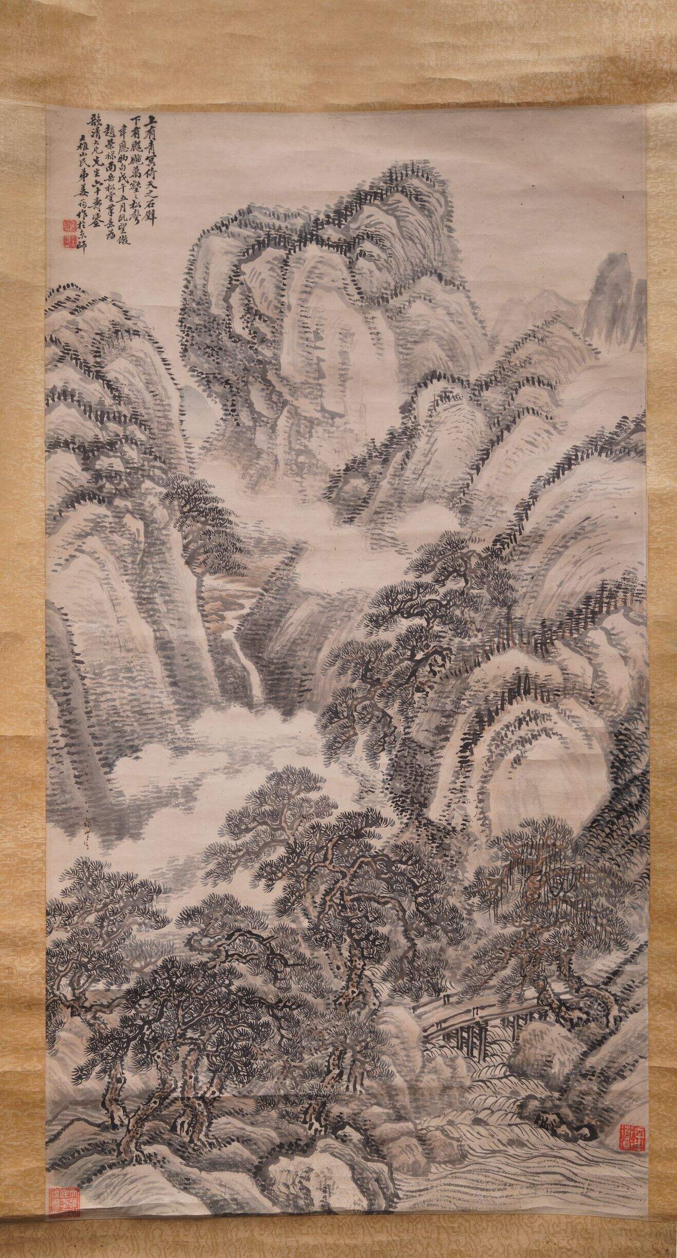 山水轴缩略图