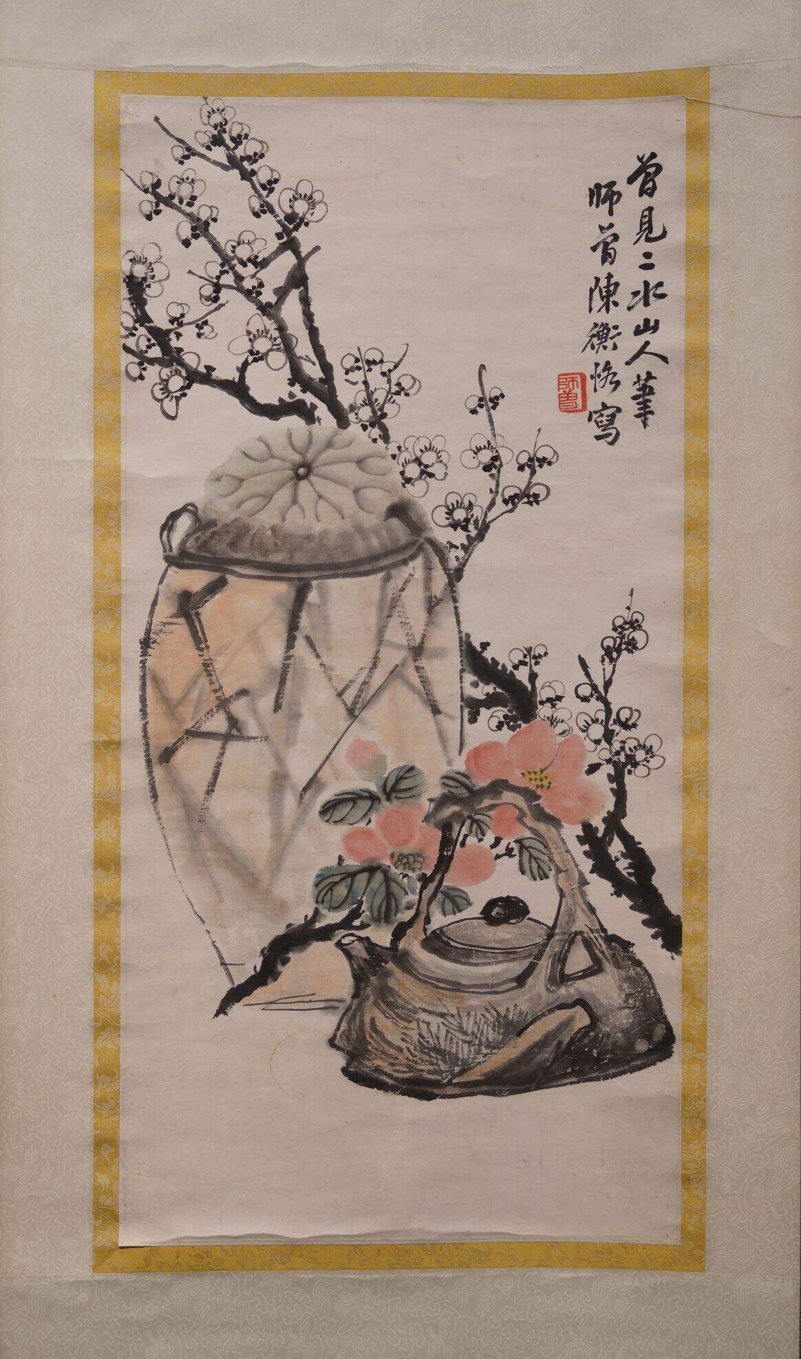 茶花梅花图缩略图