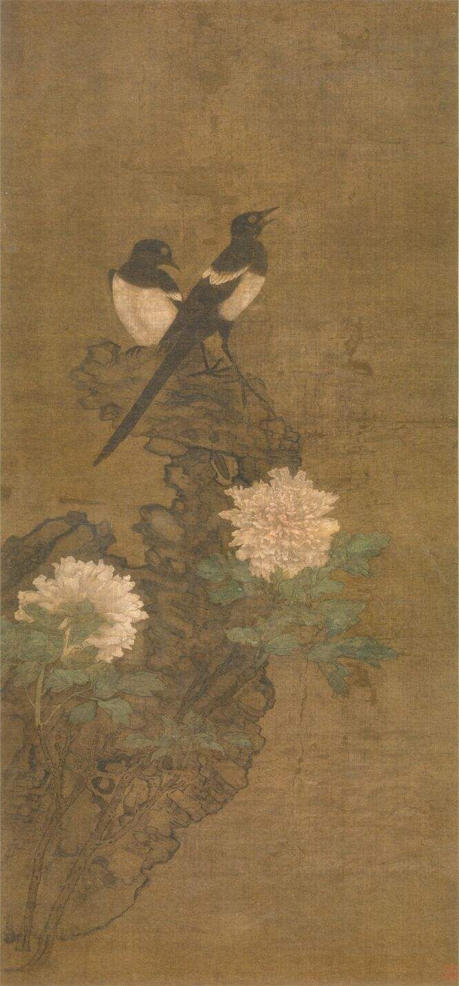 牡丹双喜图缩略图