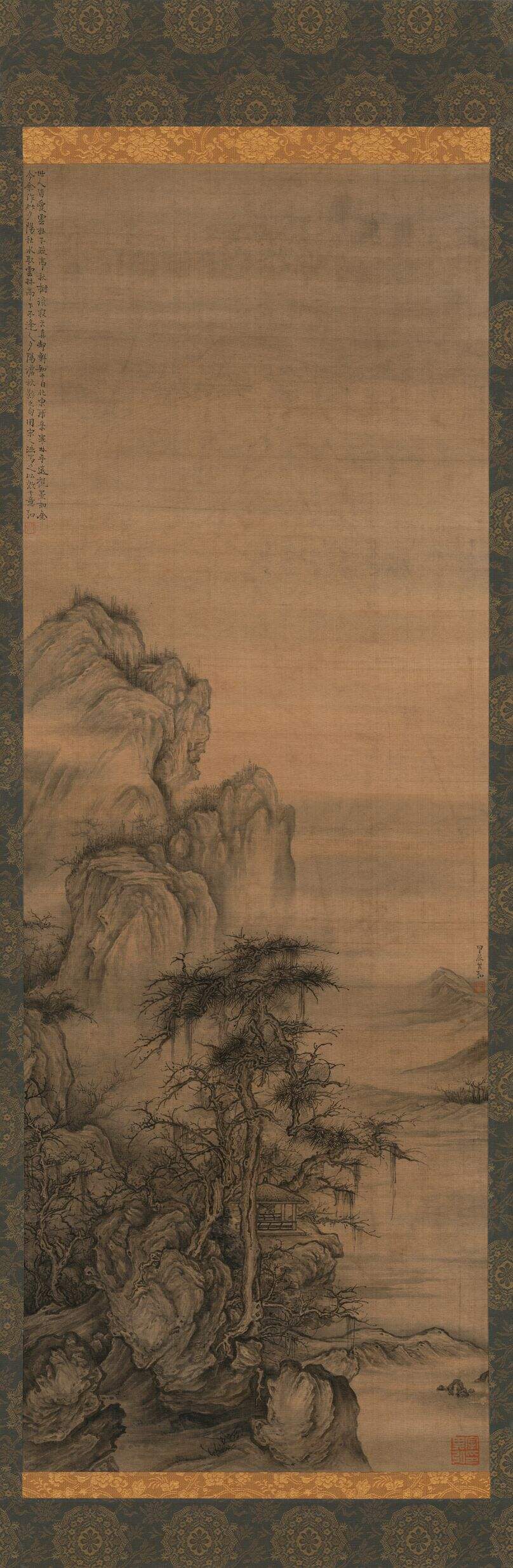 夕阳秋水图缩略图