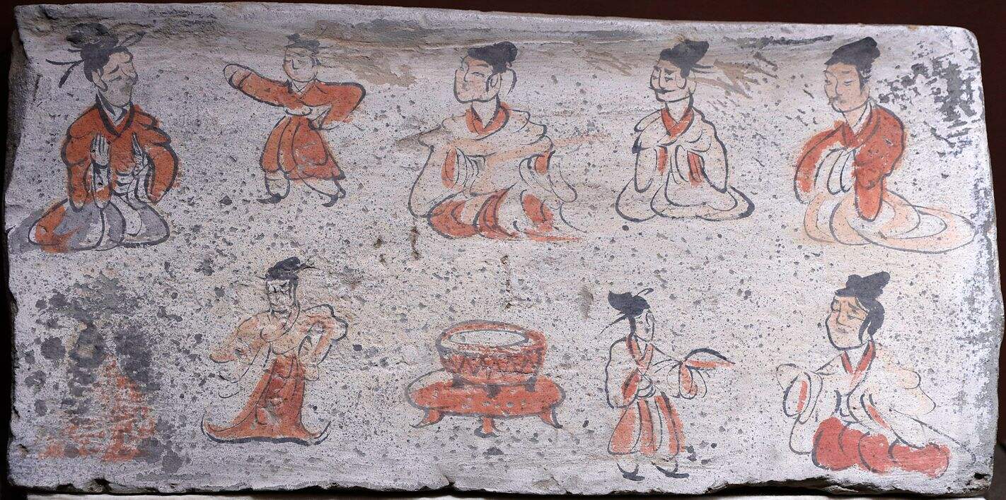 宴乐画像砖（复制品）缩略图