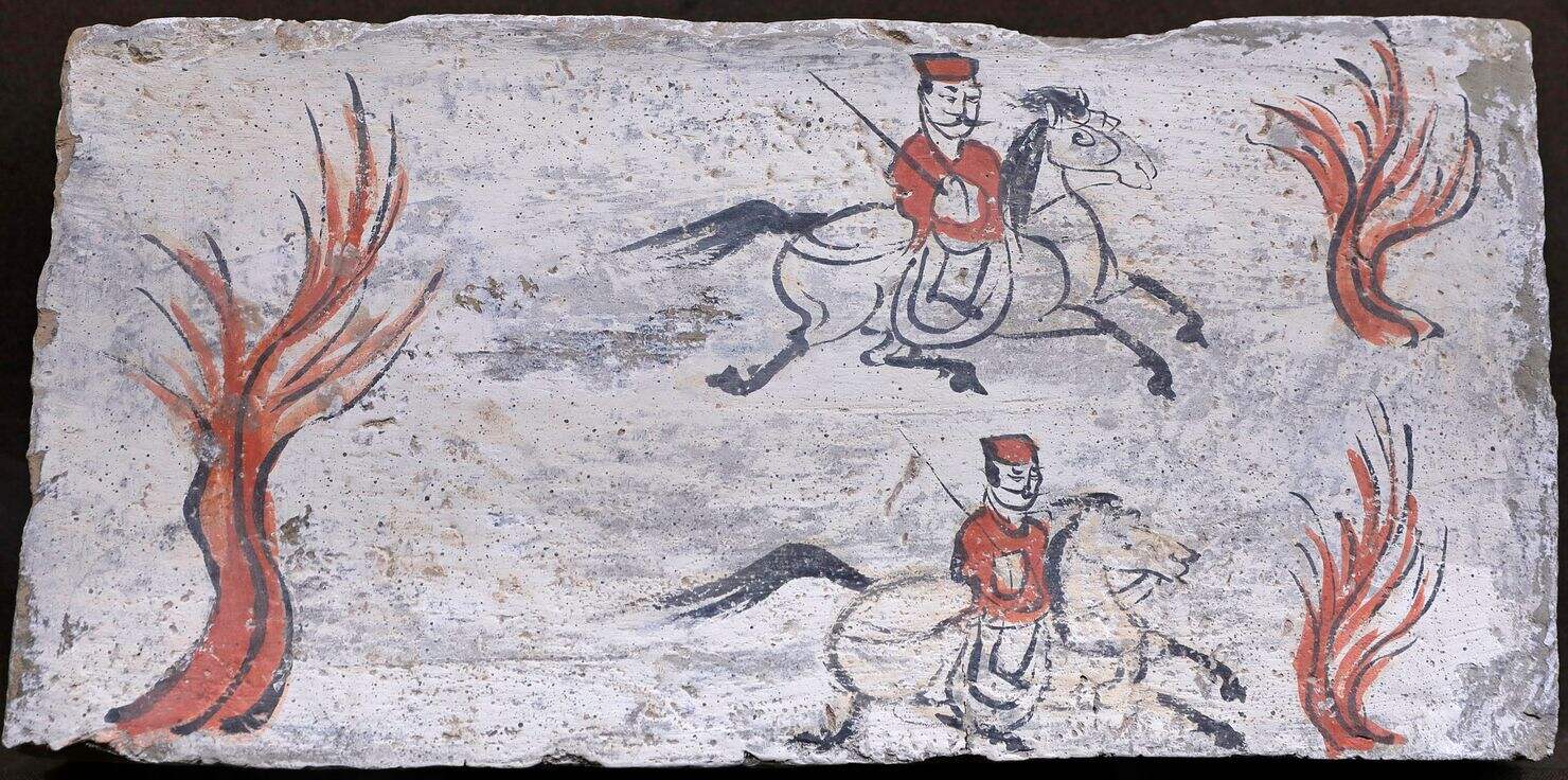并驰画像砖（复制品）缩略图