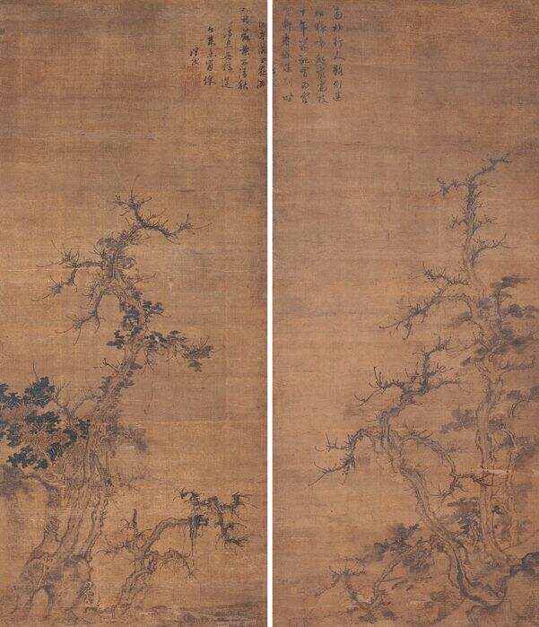 枯木图对幅缩略图