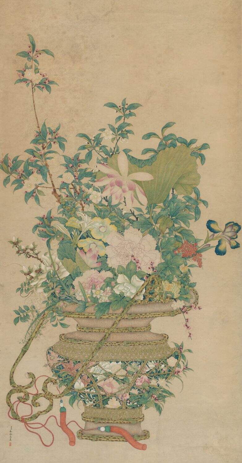 四季花篮图缩略图