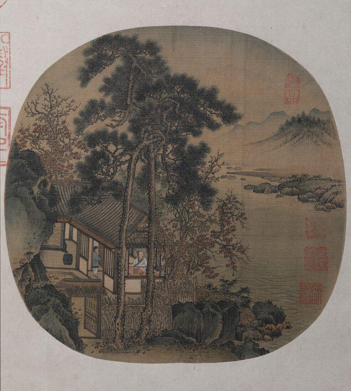 秋窗读易图缩略图