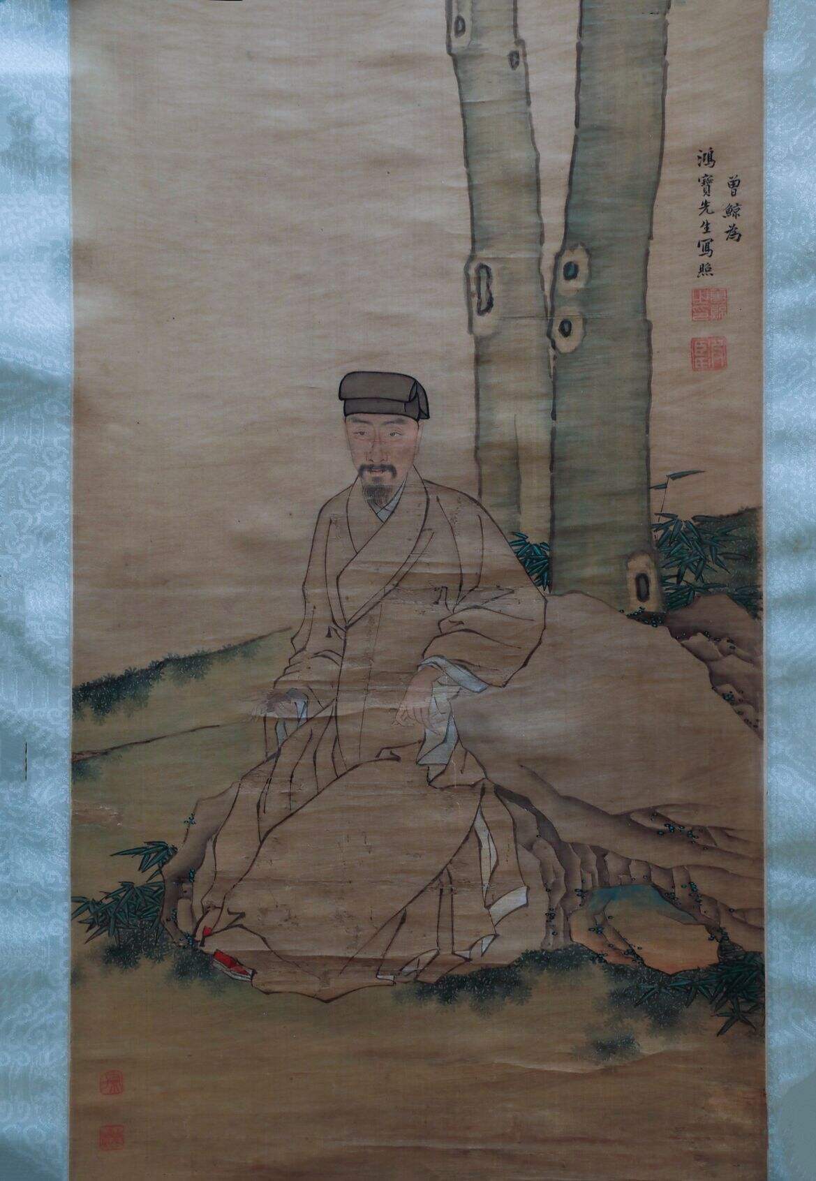倪元璐肖像图轴缩略图