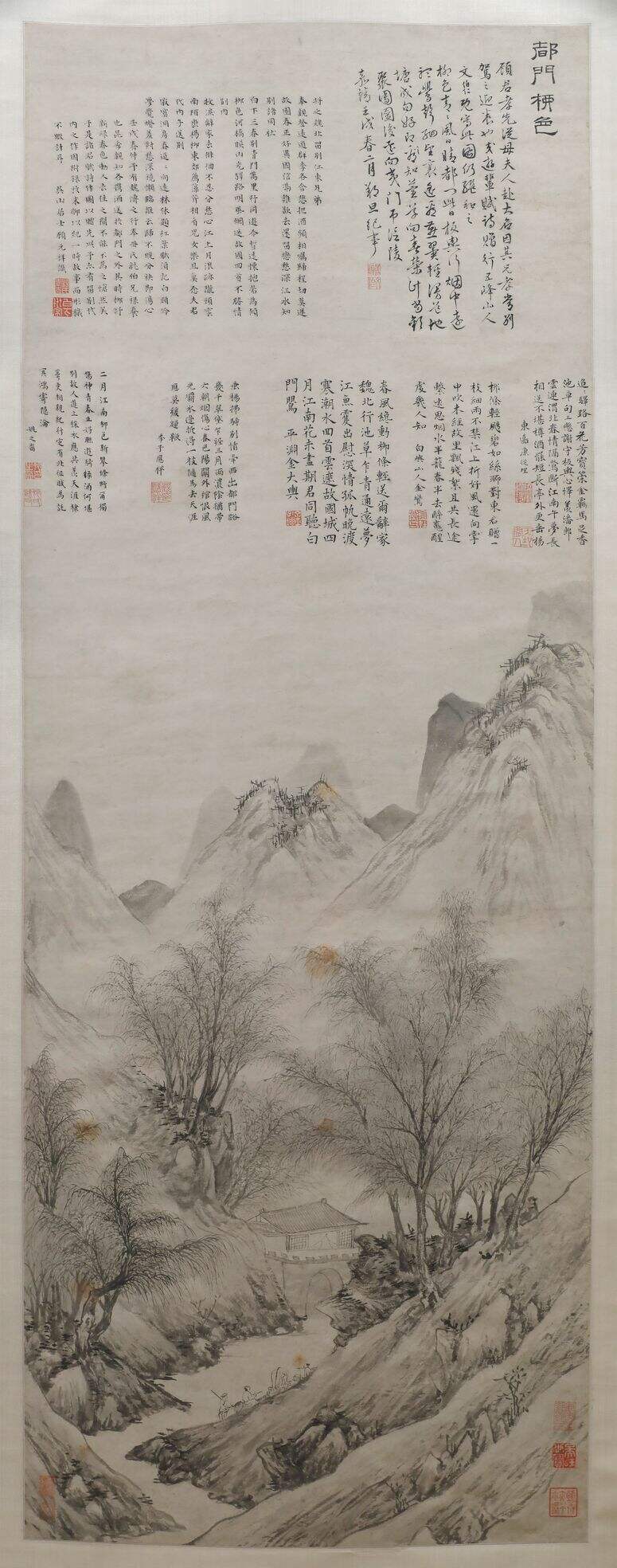 都门柳色图轴缩略图