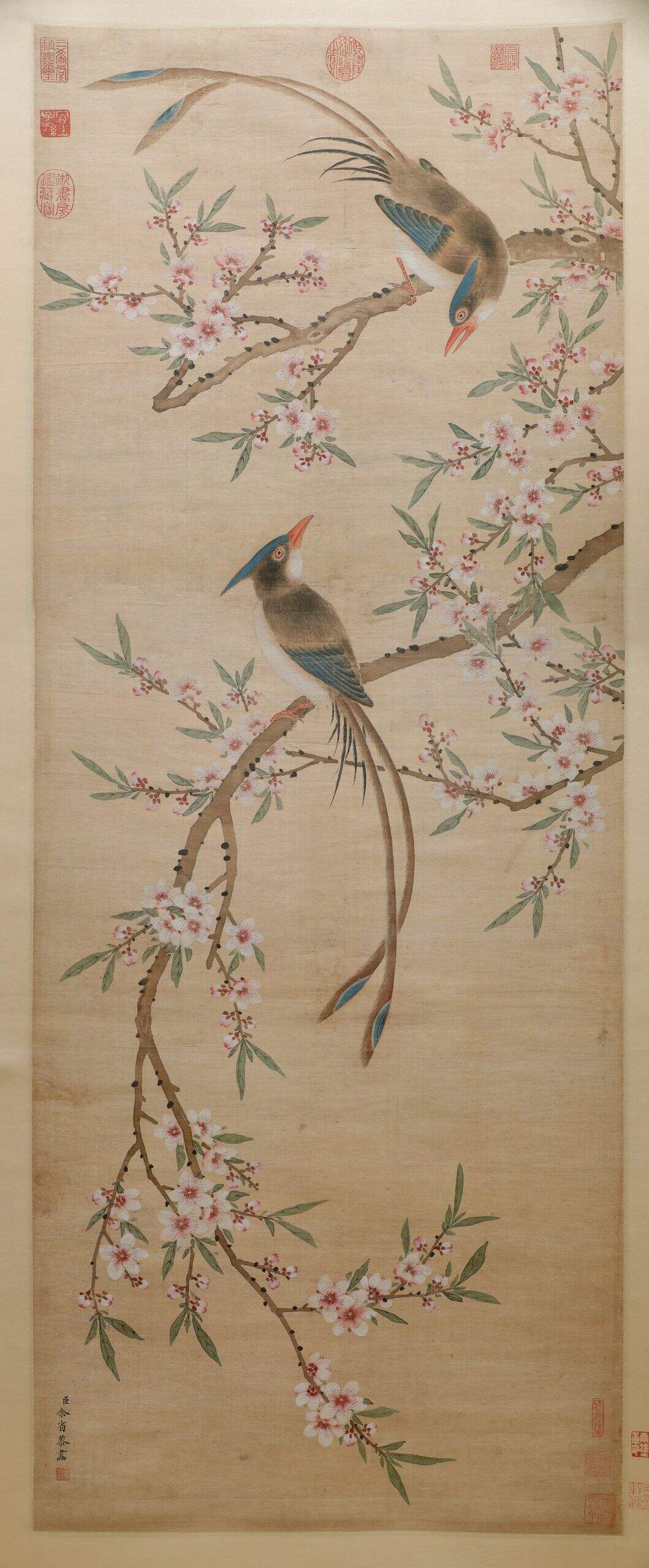 桃花双绶图轴缩略图