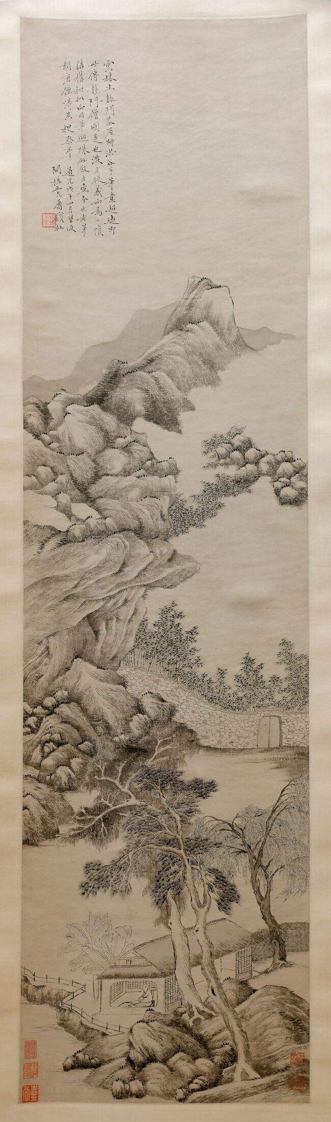 龙门茶屋图轴缩略图