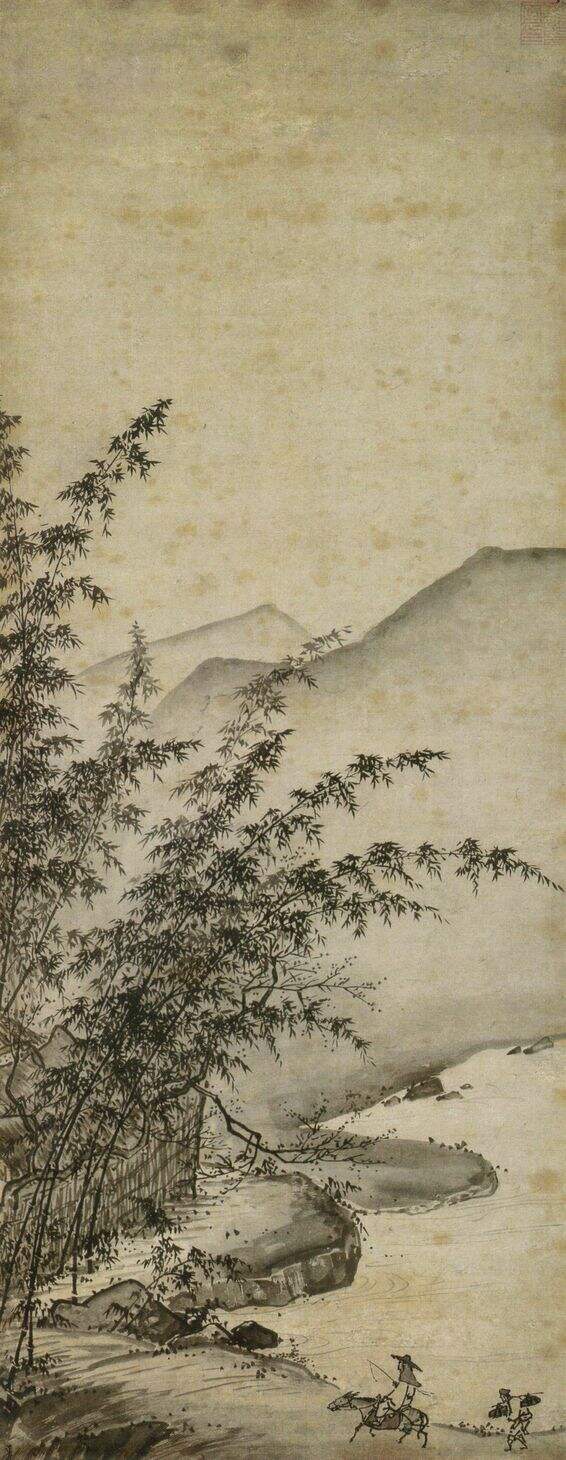 竹林山水图缩略图