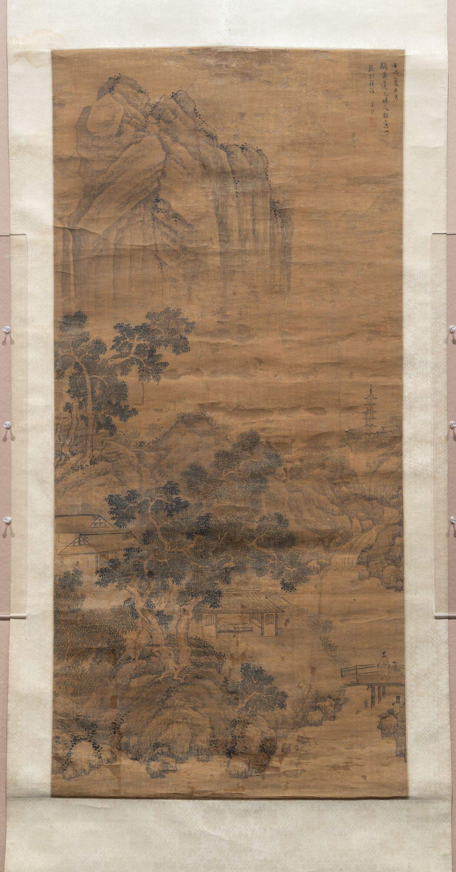 溪桥策杖图轴缩略图