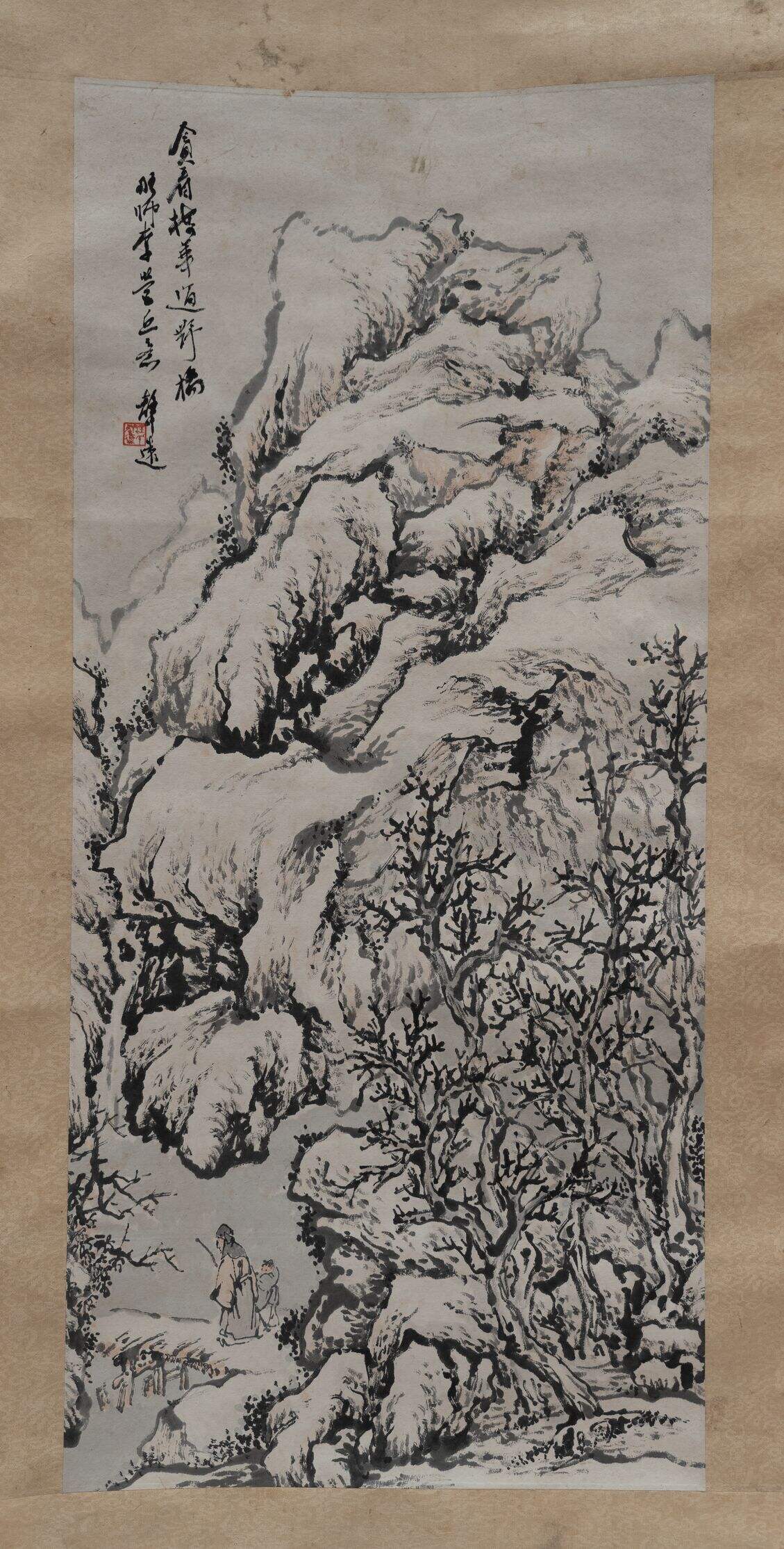 踏雪观梅图缩略图