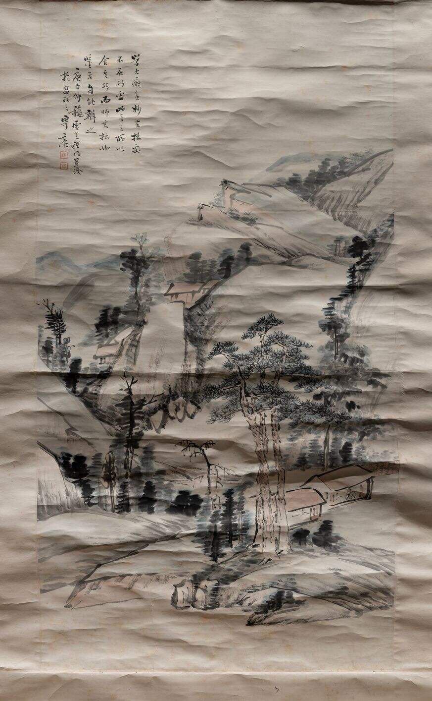 仿大痴山水图缩略图
