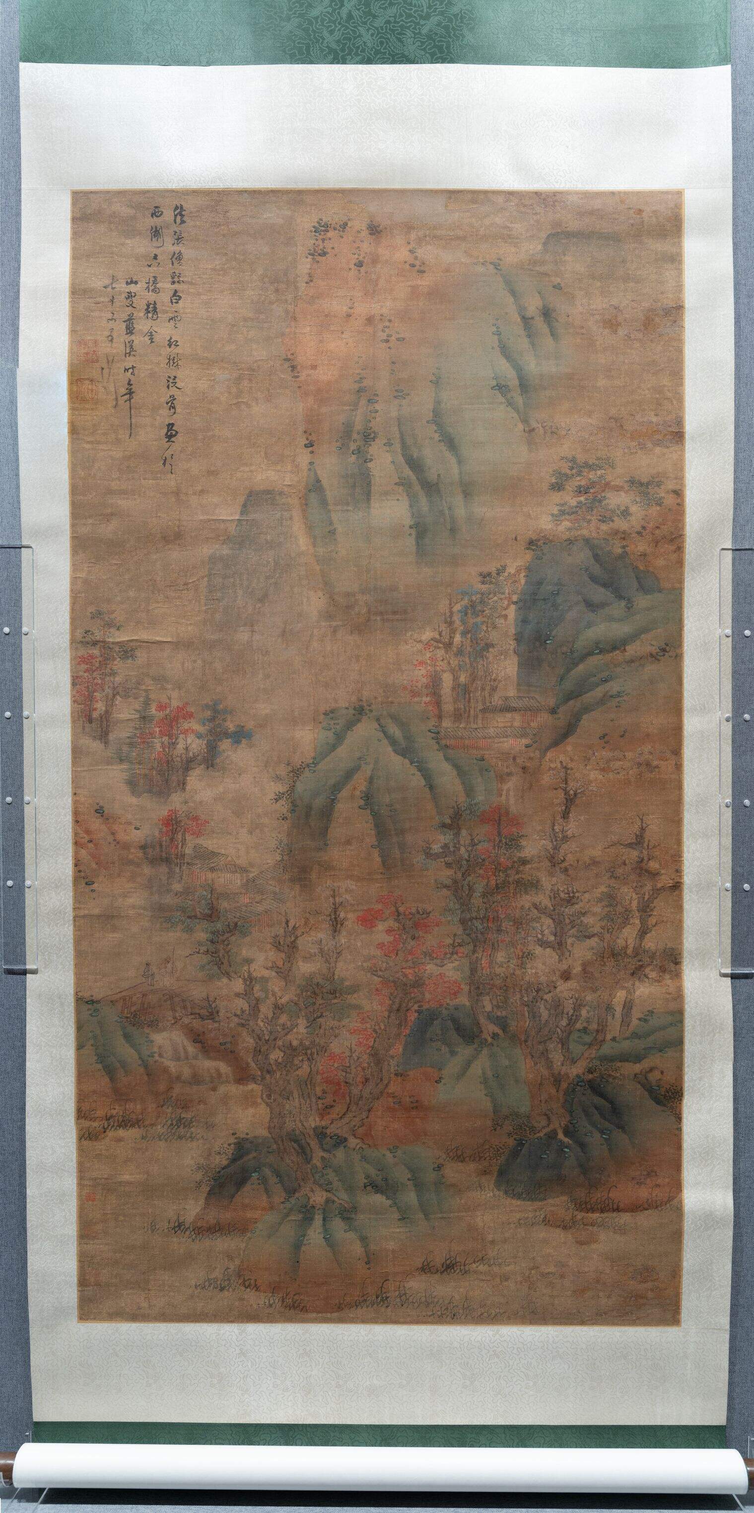 白云红树图轴缩略图