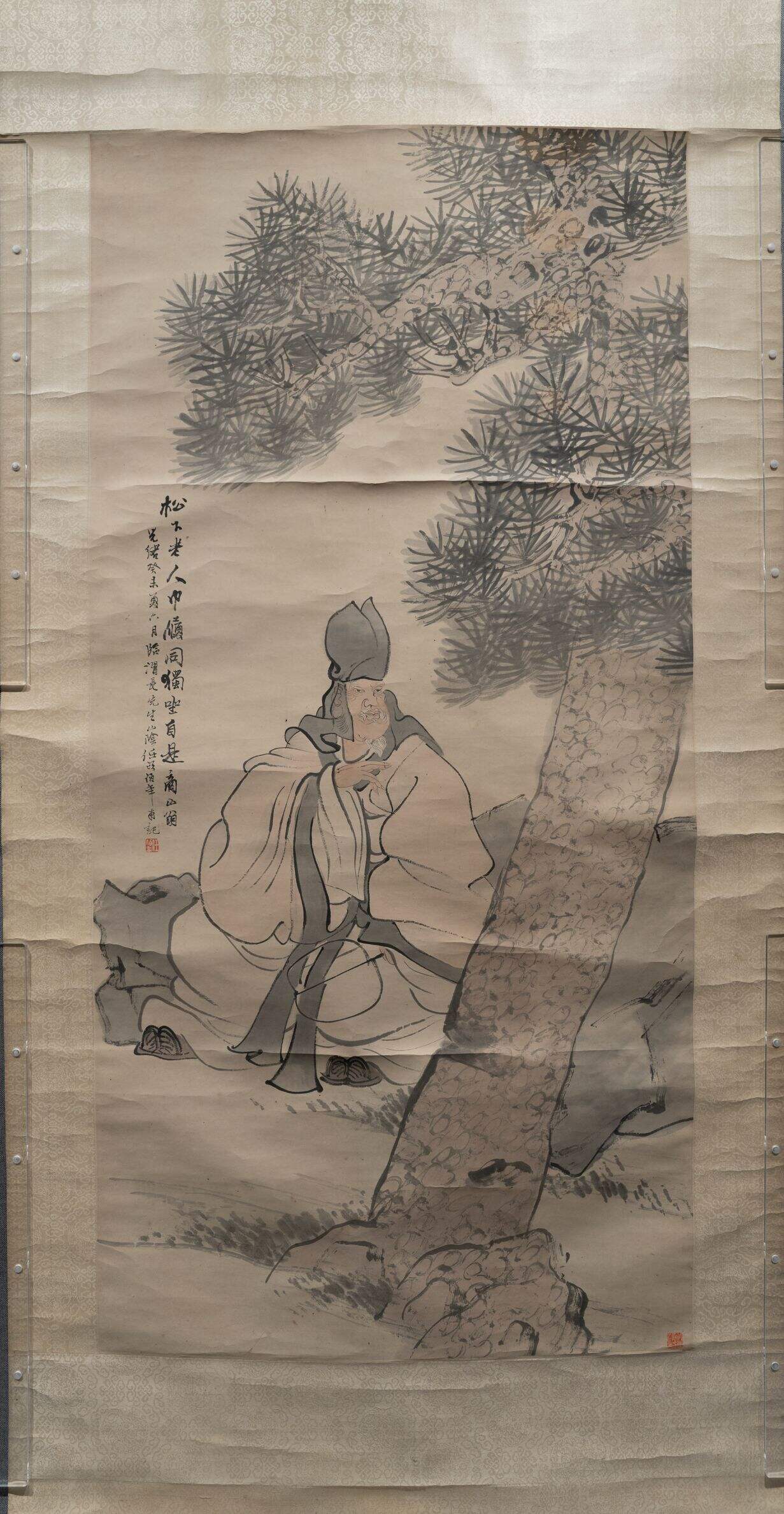松下老人图轴缩略图