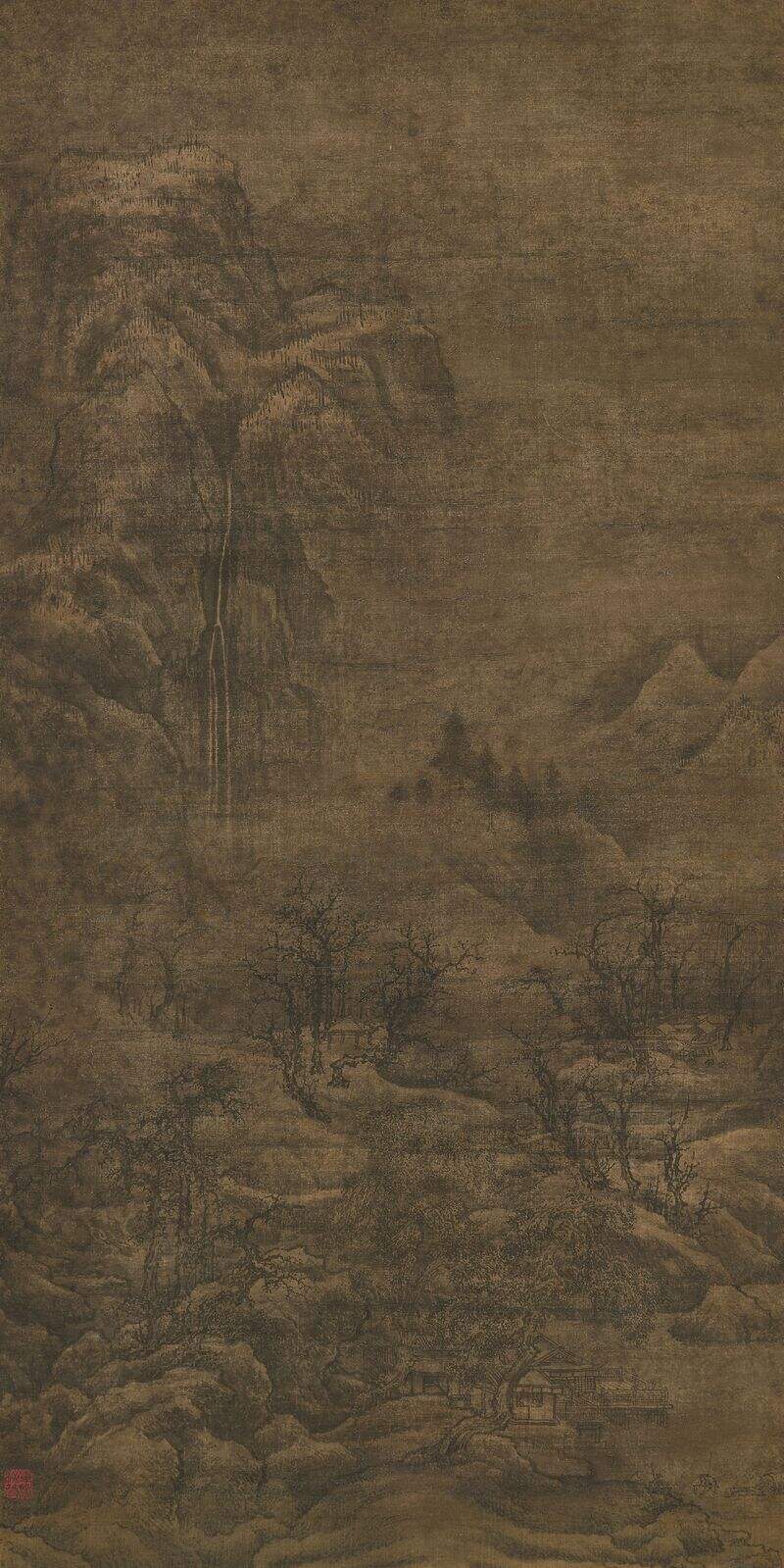 冬景山水图缩略图