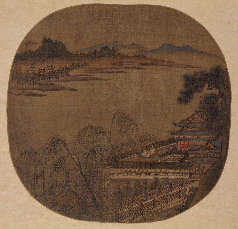 瑶台玩月图缩略图