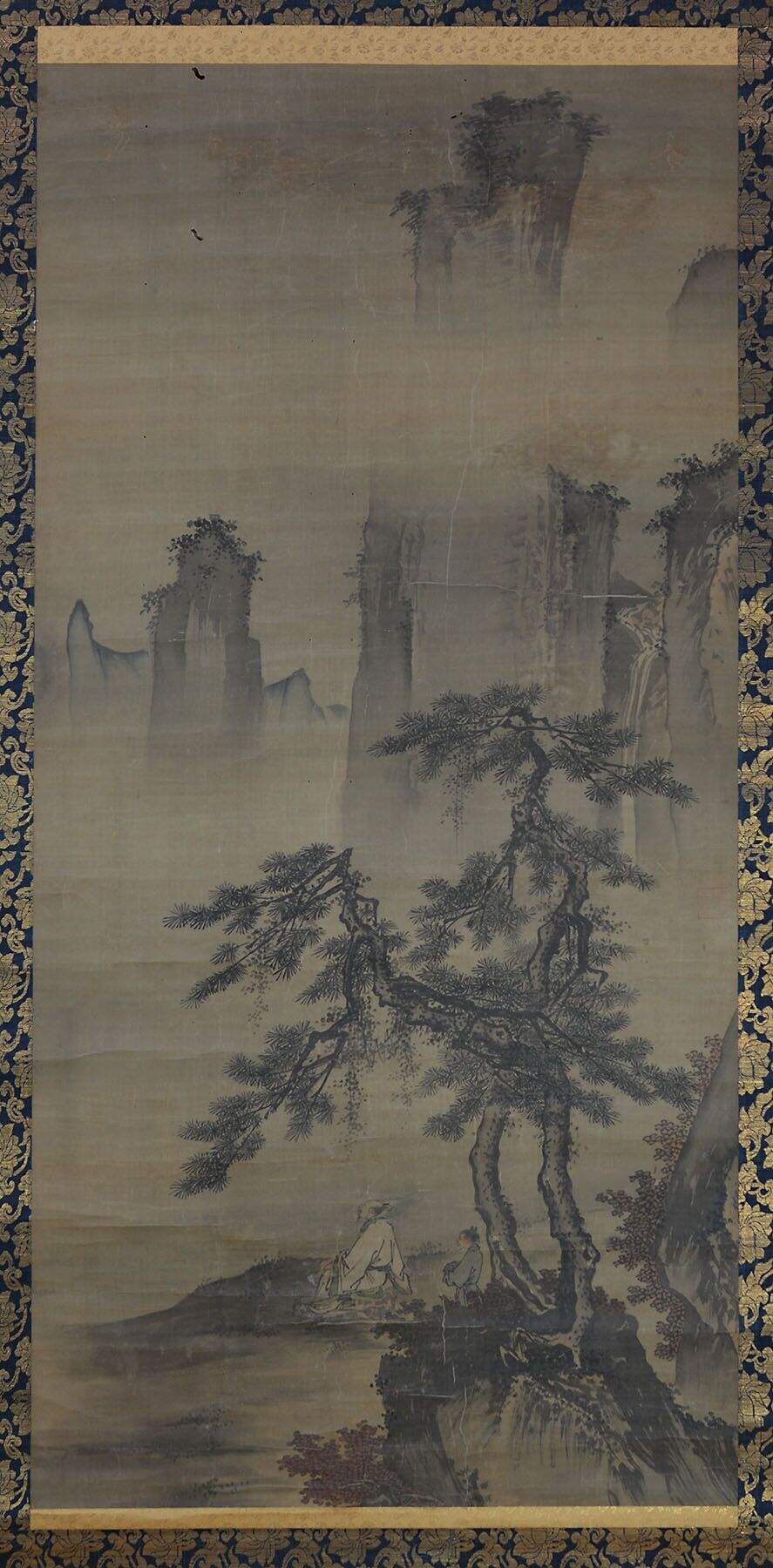 李白观瀑图缩略图