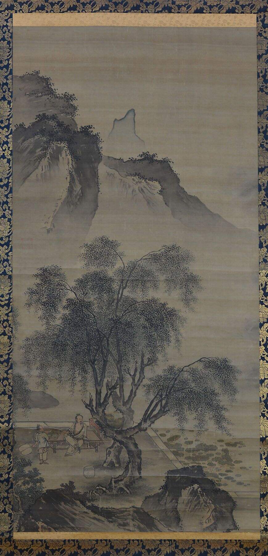 周茂叔爱莲图缩略图