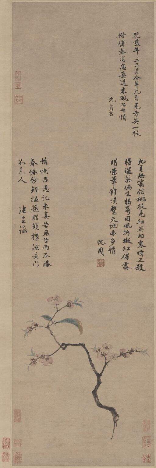 九月桃花图缩略图