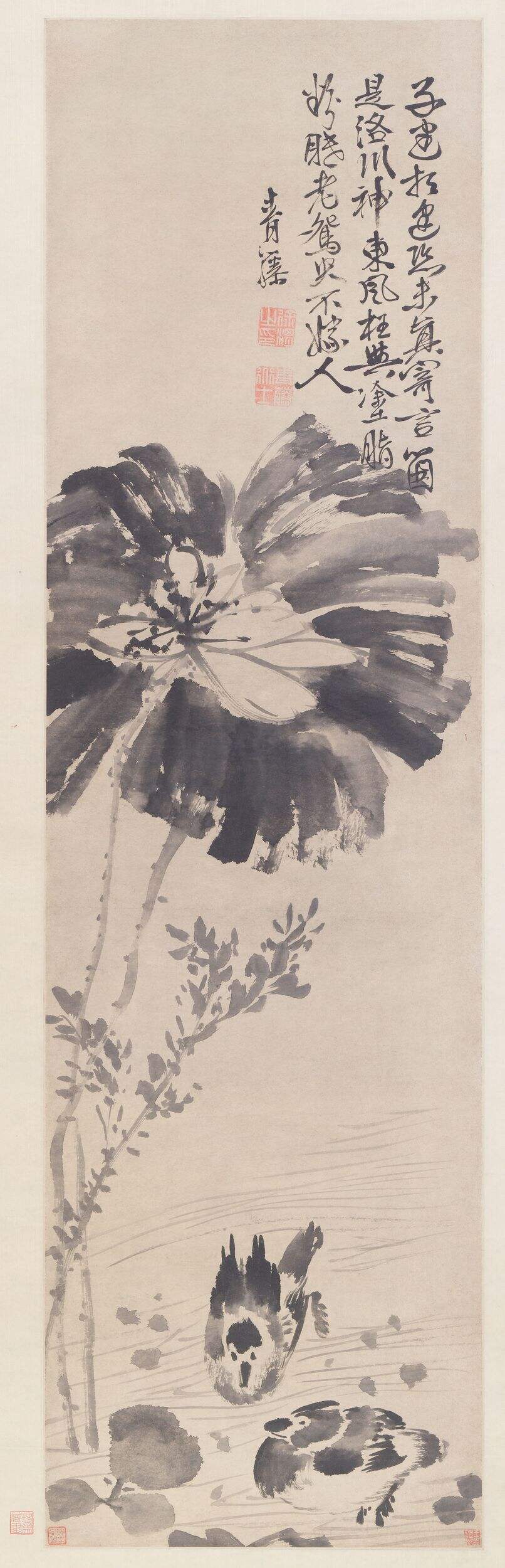 鸳鸯莲花图缩略图