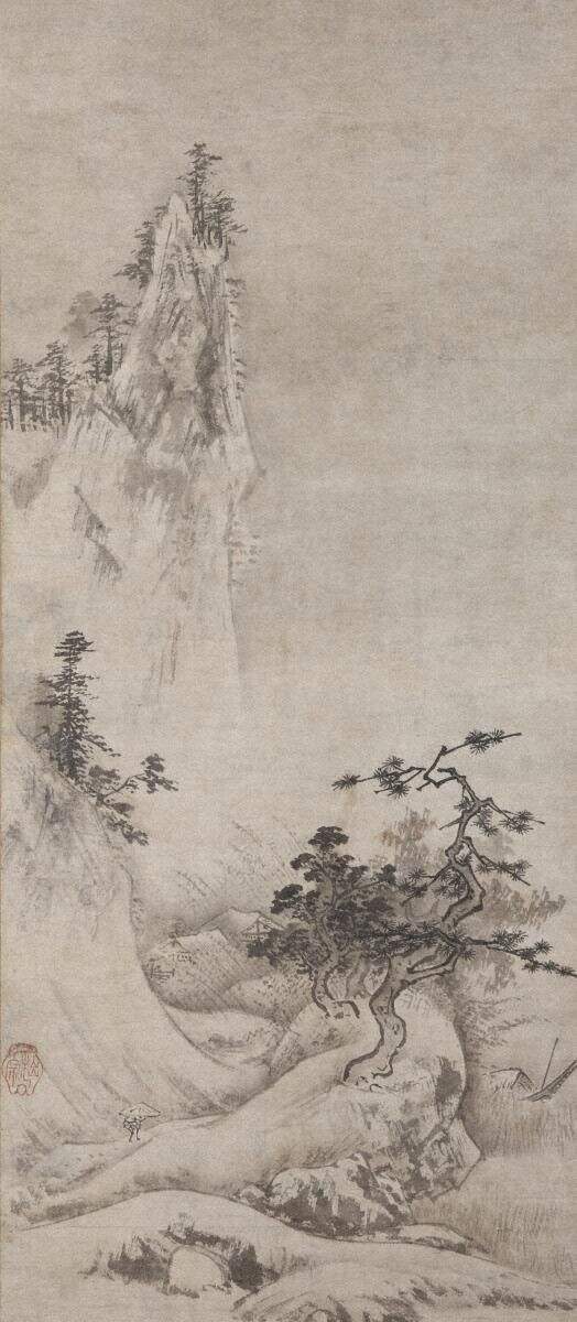 雪景山水图缩略图