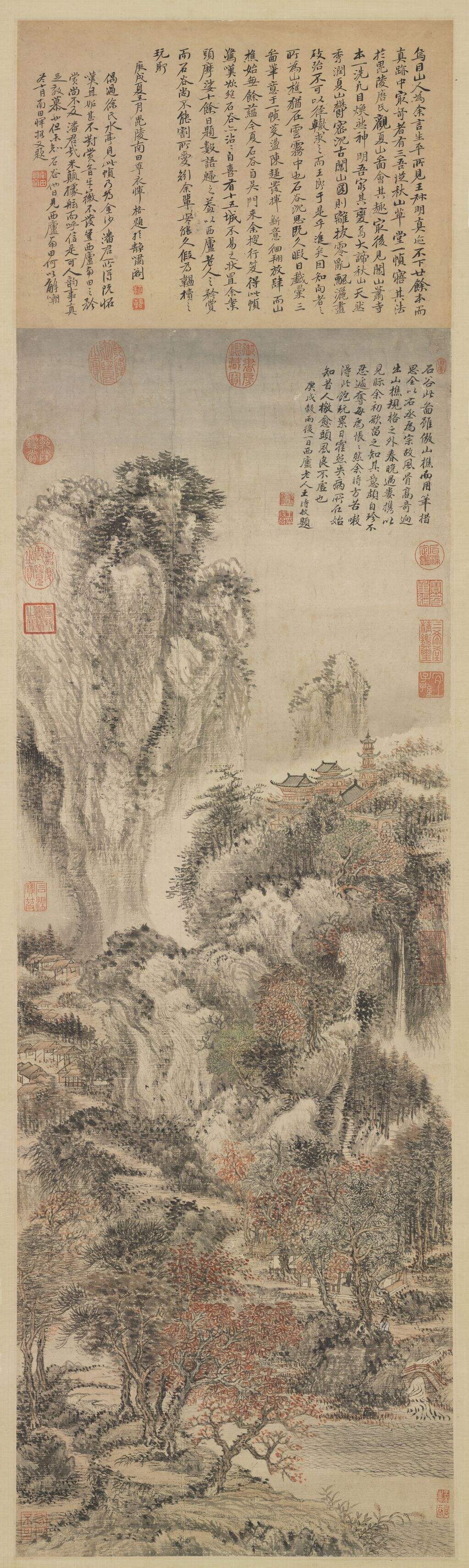 溪山红树图缩略图