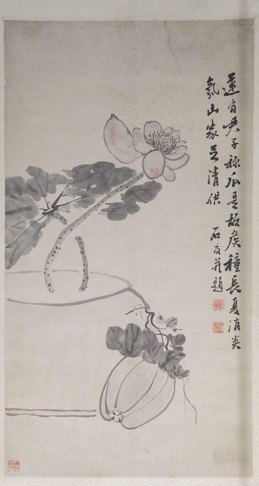 荷花图轴缩略图
