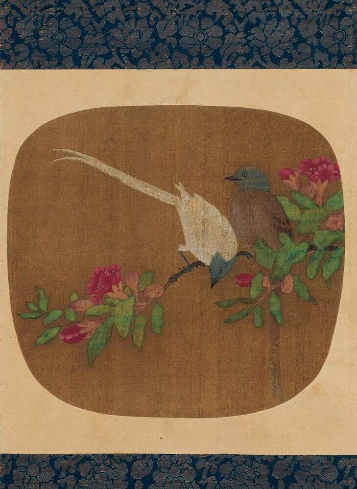榴花小禽图缩略图
