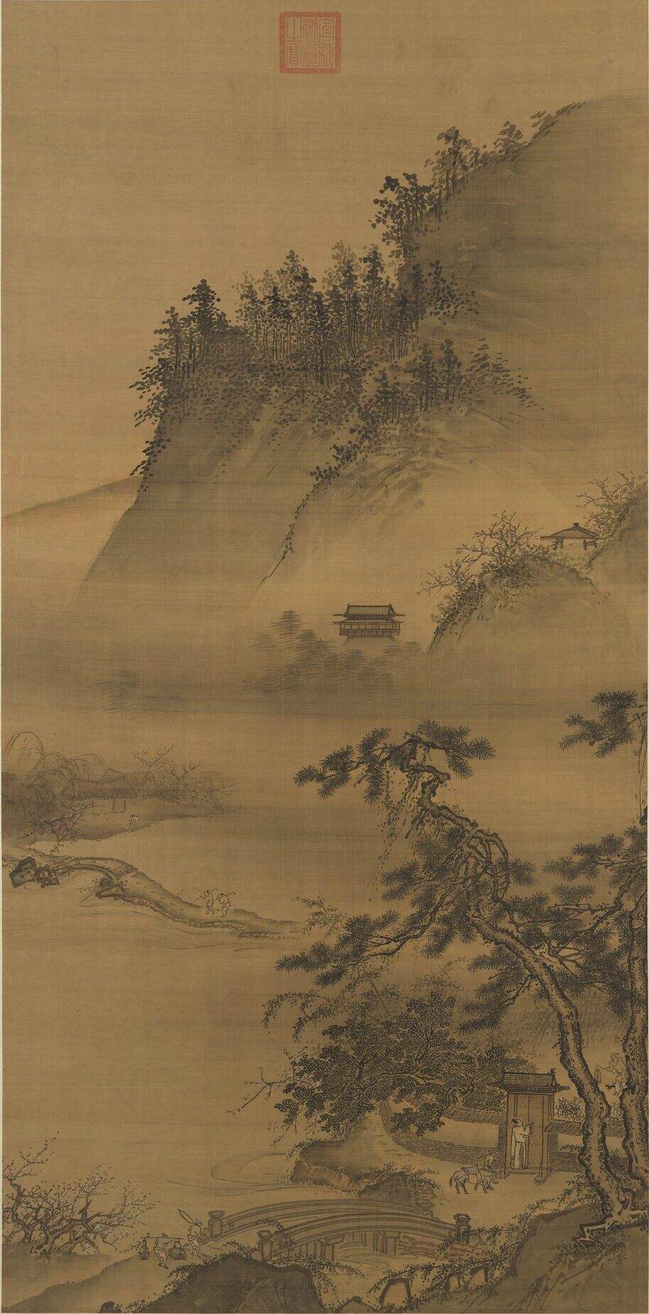 春游晚归图缩略图