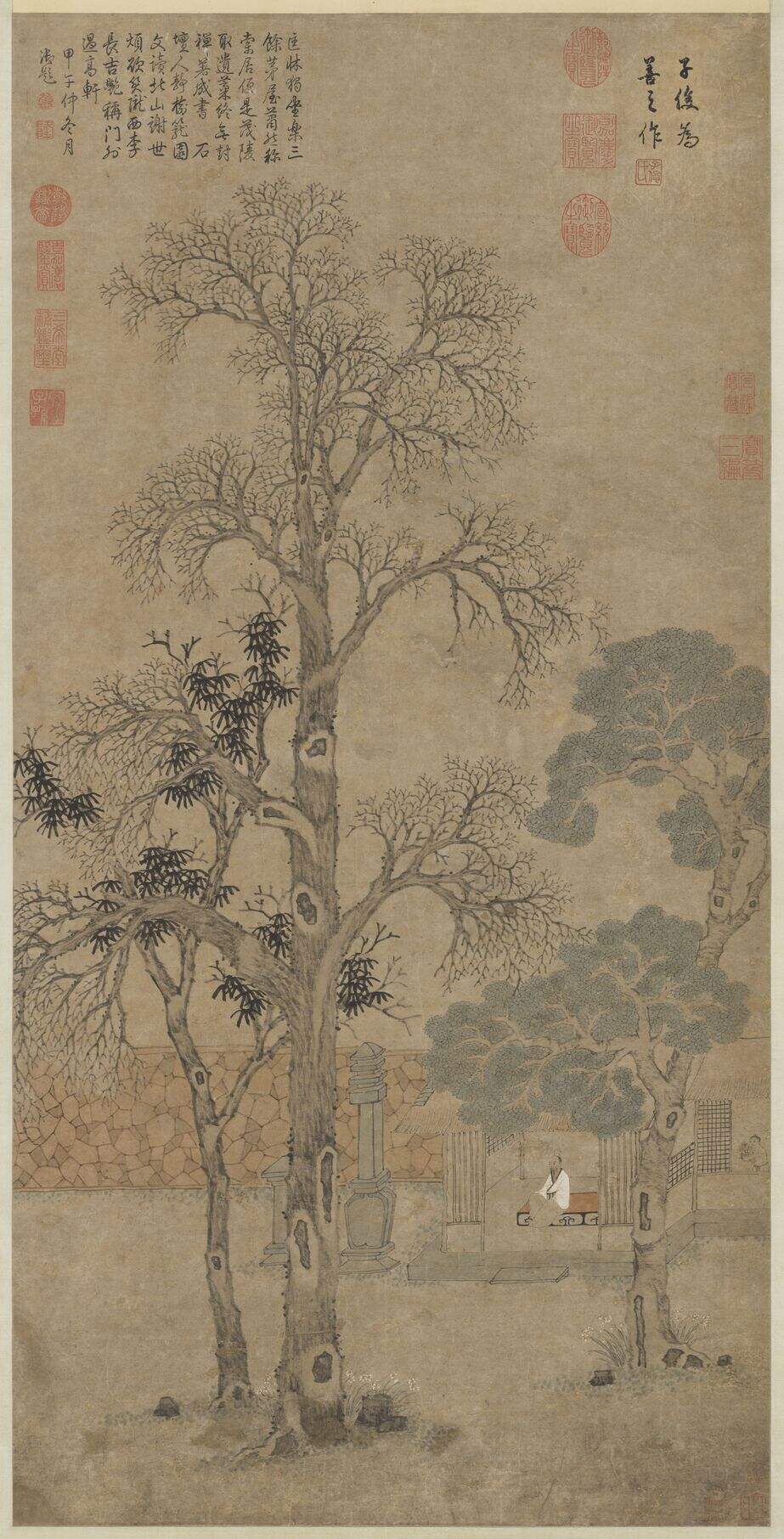 乔木高斋图缩略图