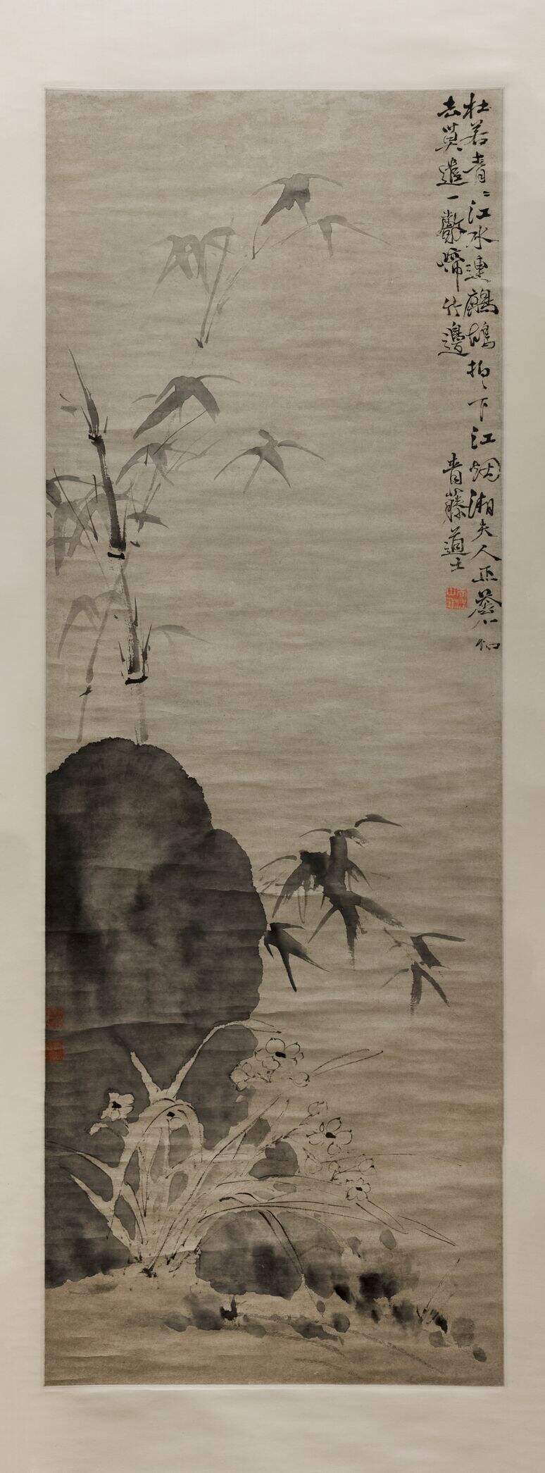 竹石水仙图缩略图