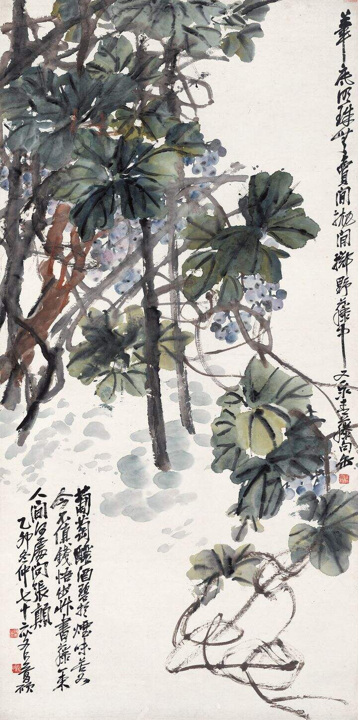 设色葡萄图缩略图