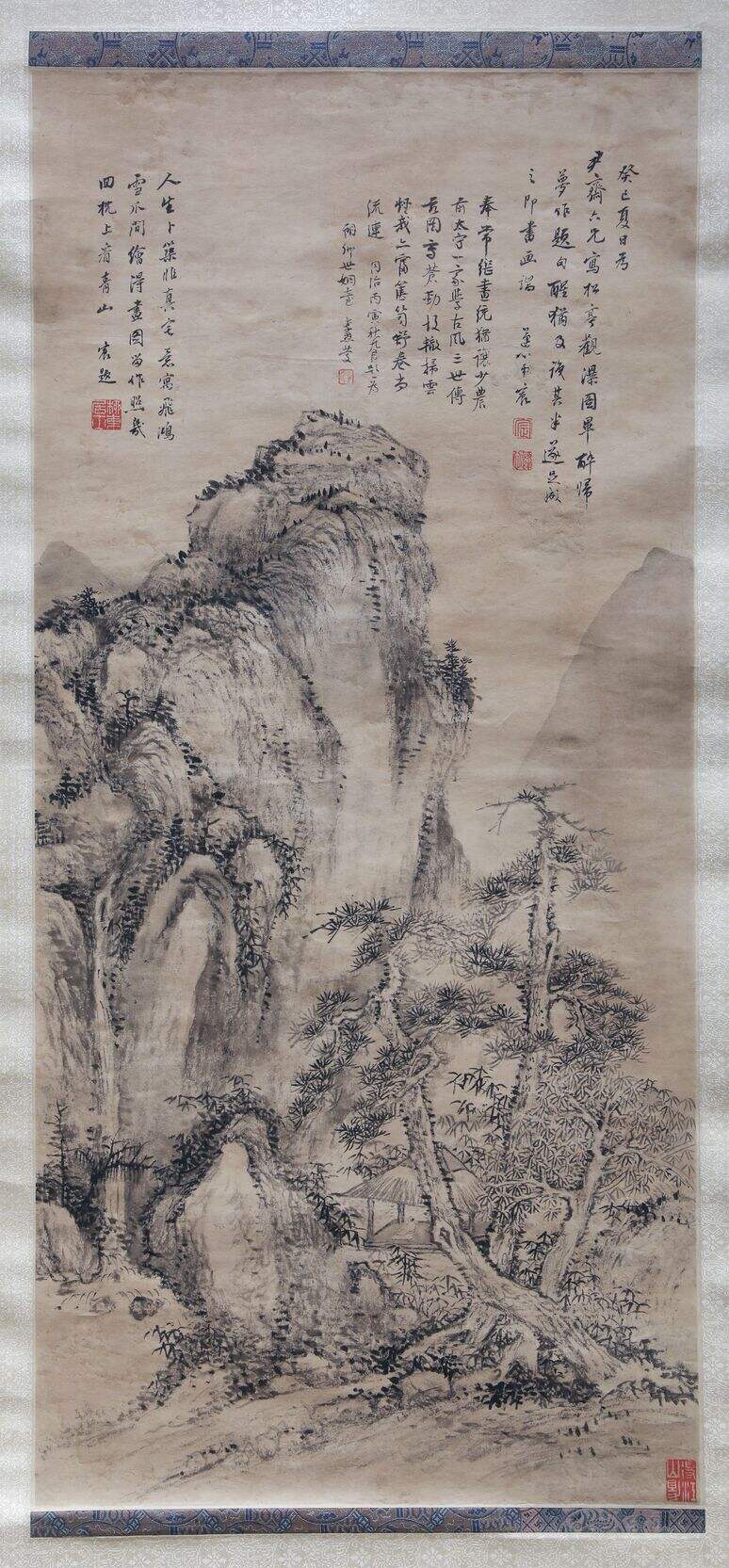 松亭观瀑图轴缩略图