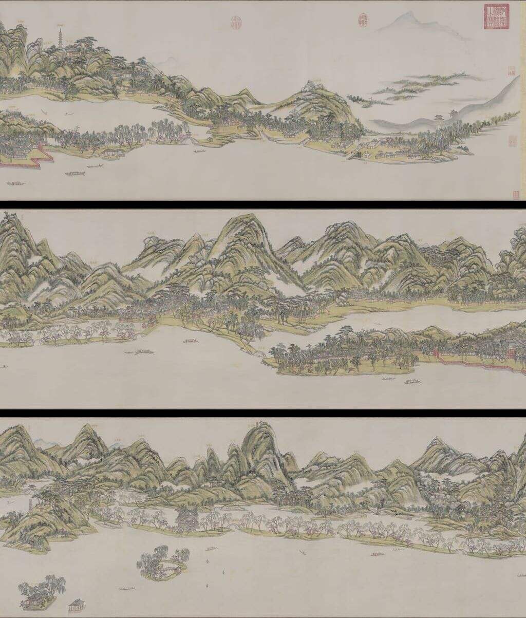 西湖十景图缩略图