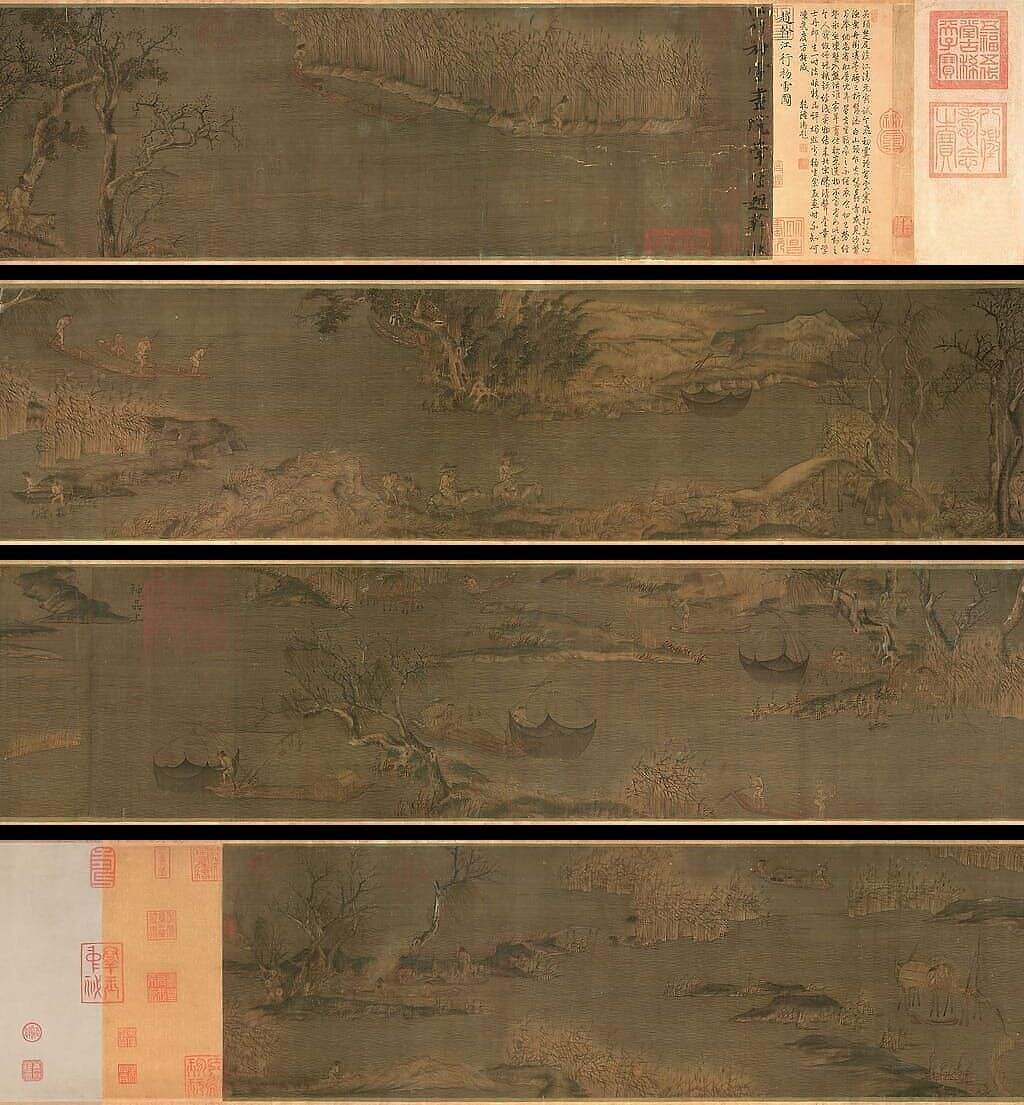 江行初雪图缩略图