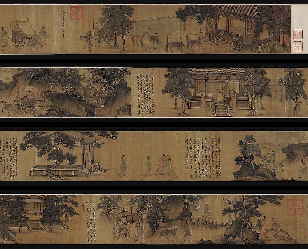 晋文公复国图缩略图